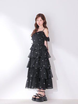 model：162cm　(size：F　color：Black)