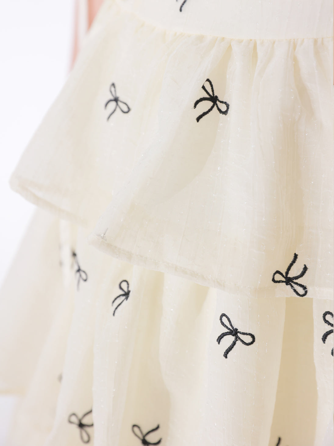 【Pre Order】Lame chiffon ribbon slit onepiece(eme11087)