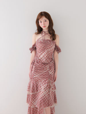 model：162cm　(size：F　color：Red)