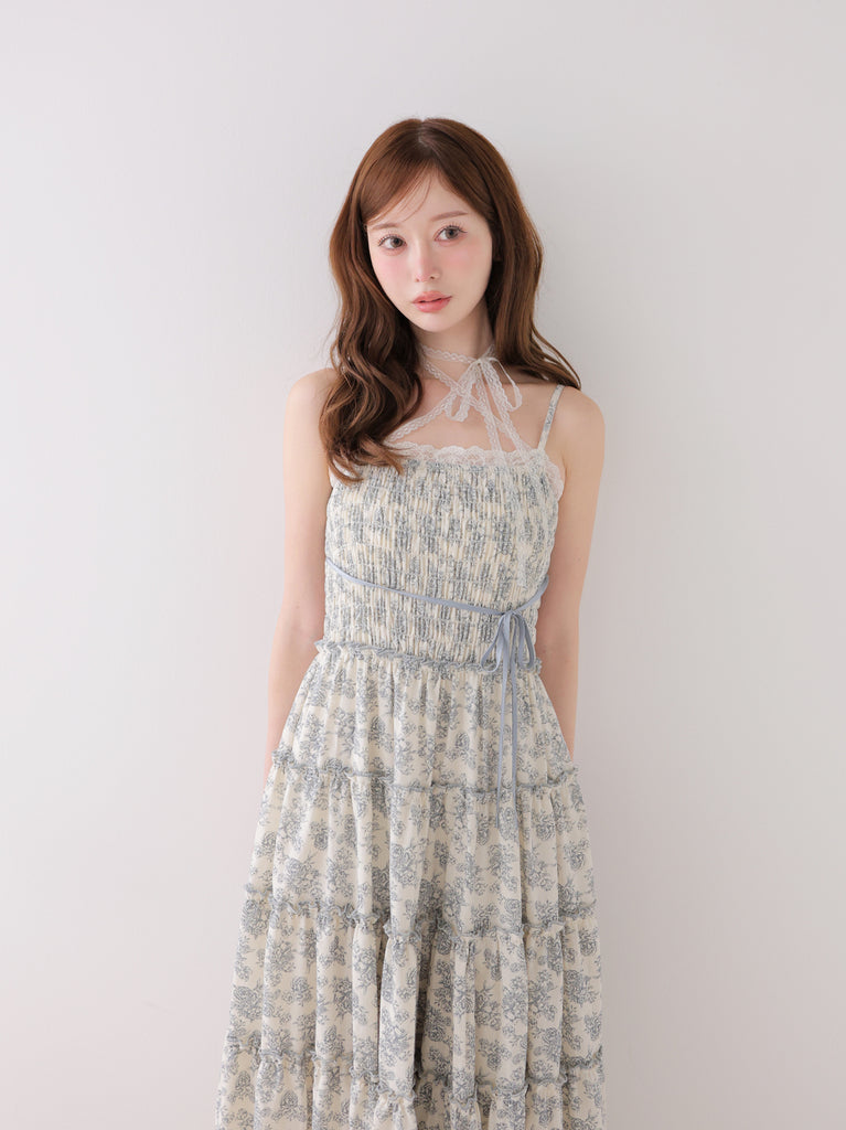 model：162cm　(size：F　color：Blue)