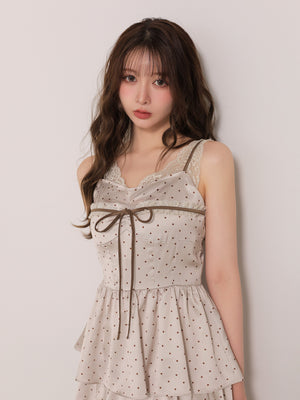 model：160cm　(size：F　color：Beige)