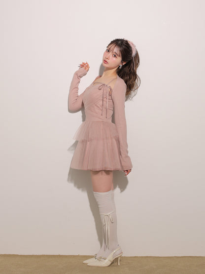 model：160cm　(size：F　color：Pink)