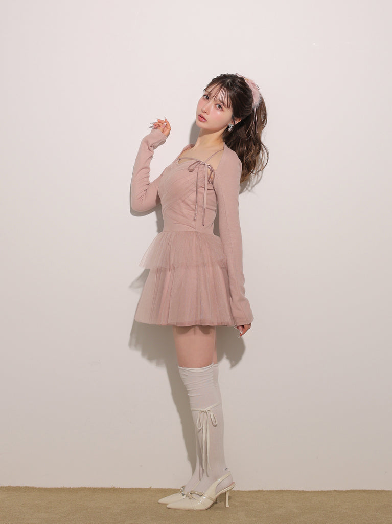 model：160cm　(size：F　color：Pink)
