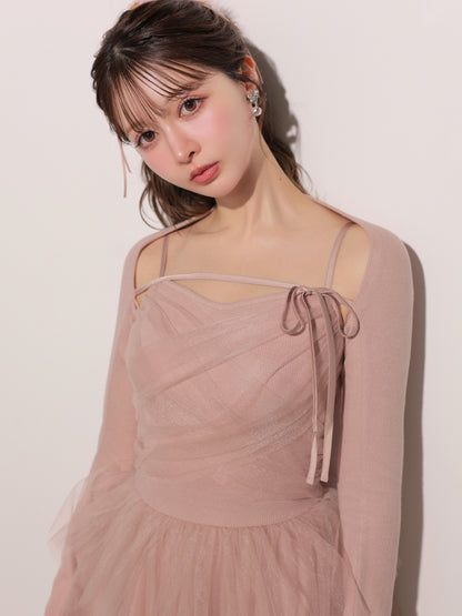 model：160cm　(size：F　color：Pink)