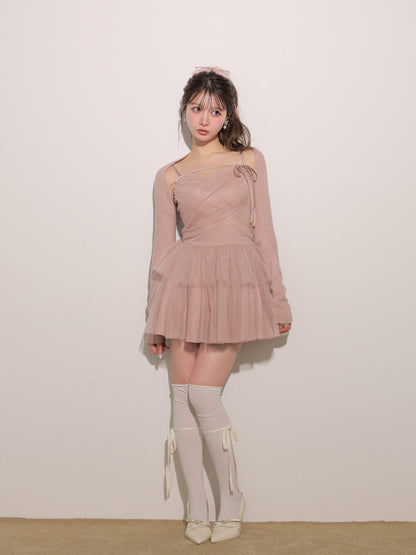 model：160cm　(size：F　color：Pink)
