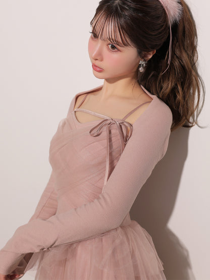 model：160cm　(size：F　color：Pink)