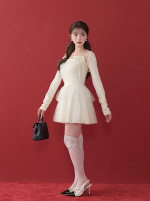 model：160cm　(size：F　color：Ivory)