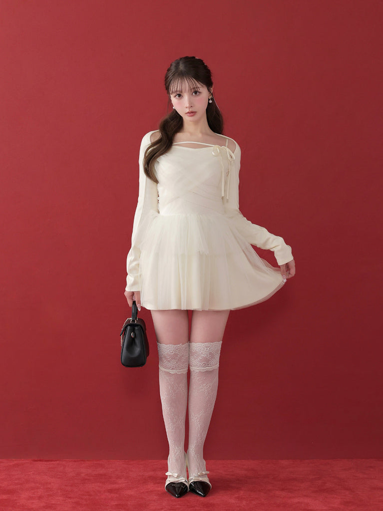 model：160cm　(size：F　color：Ivory)