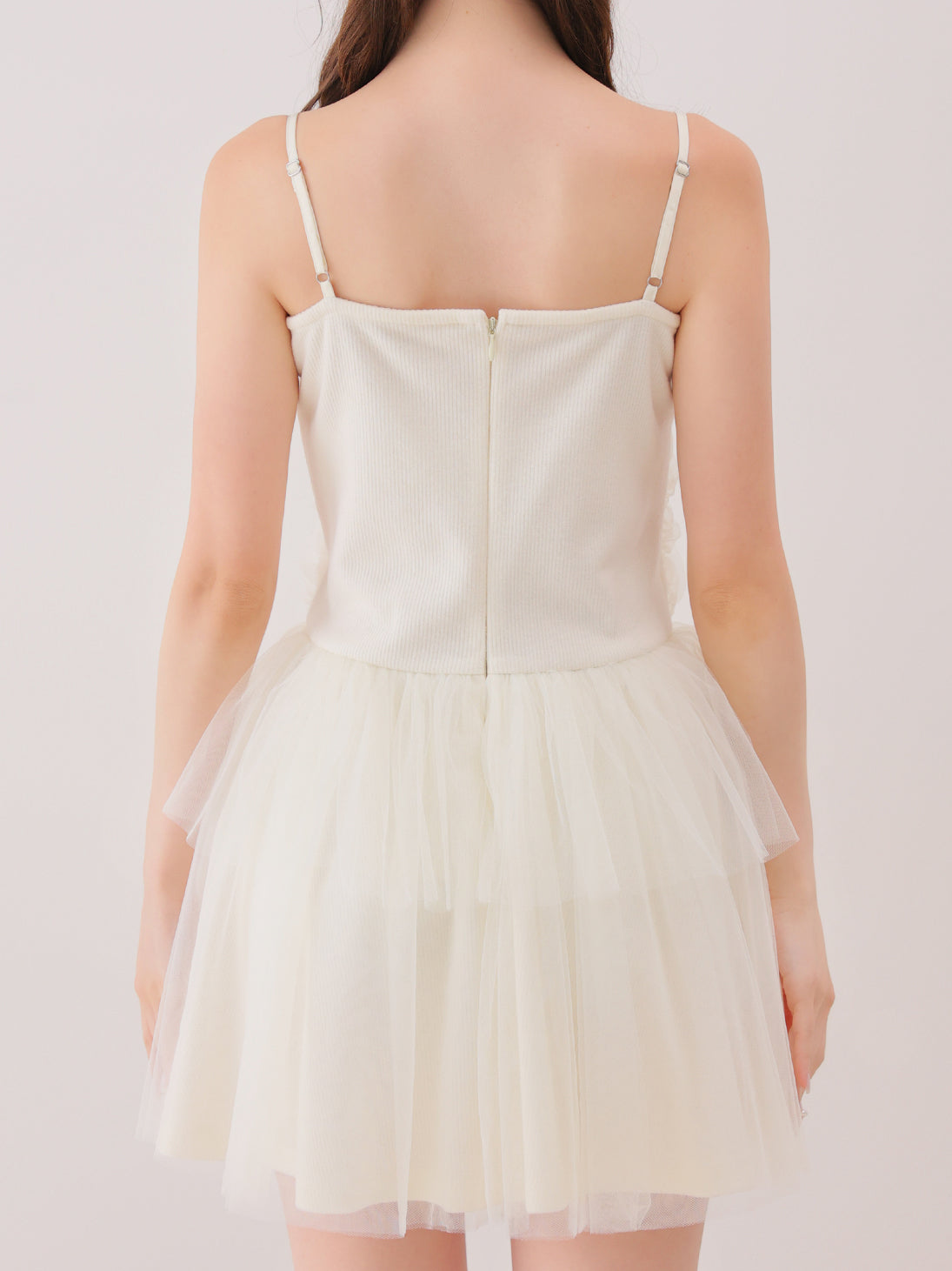 【Pre Order】Tulle knit bolero ensemble onepiece(eme11091)