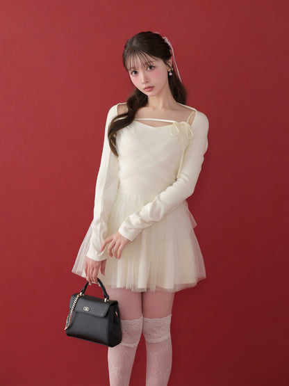 model：160cm　(size：F　color：Ivory)