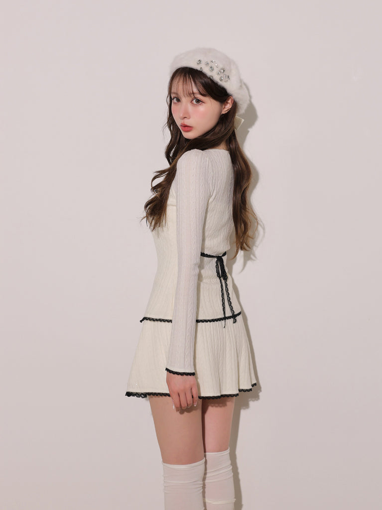 model：160cm　(size：F　color：Ivory)