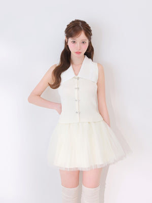 model：162cm　(size：F　color：Ivory)