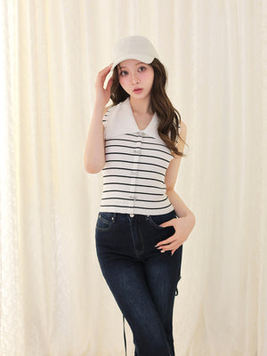model：160cm　(size：F　color：Border)