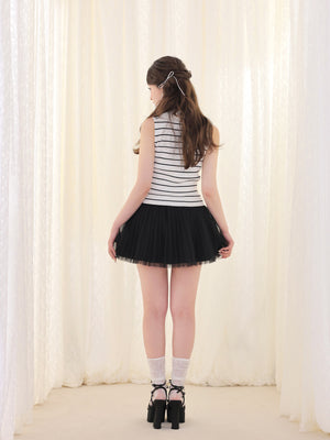 model：160cm　(size：F　color：Border)