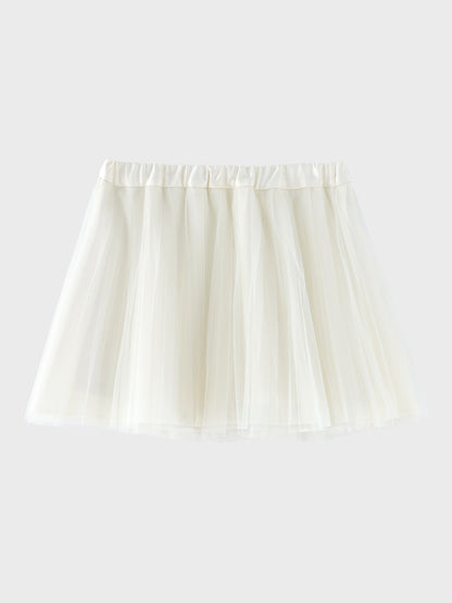 Airy mood tulle mini skirt(eme11095)