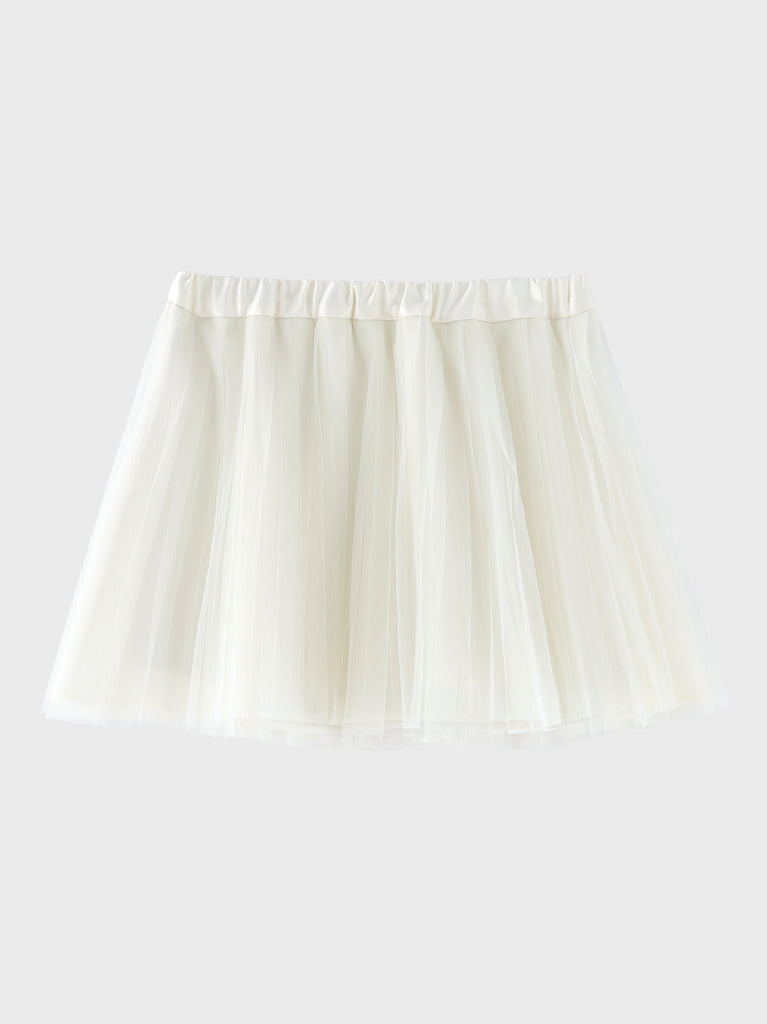 Airy mood tulle mini skirt(eme11095)