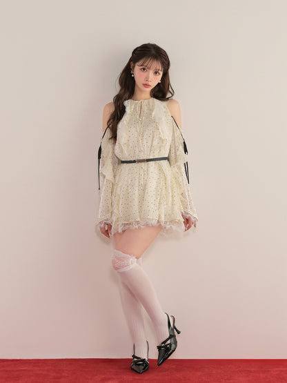 model：160cm　(size：F　color：Dot)