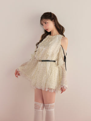 model：160cm　(size：F　color：Dot)