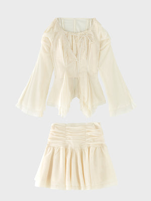 Veil tulle ensemble onepiece(eme11100)