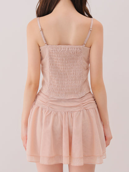 Veil tulle ensemble onepiece(eme11100)