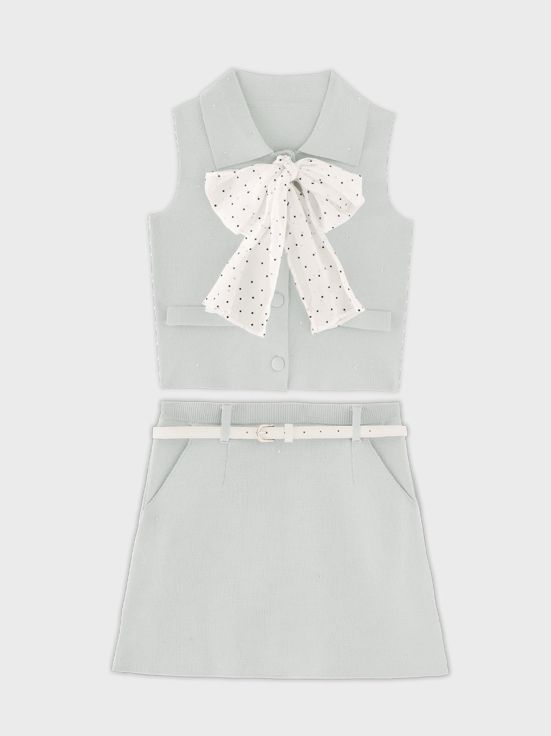 Dot ribbon knit setup(eme11101)