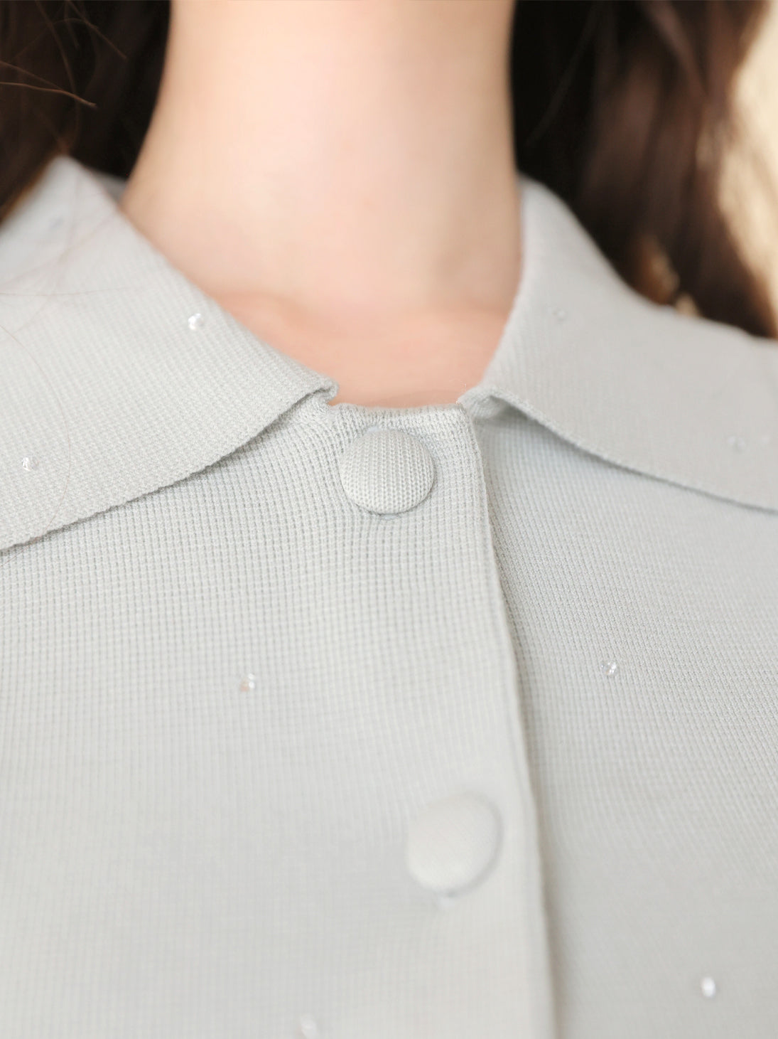 Dot ribbon knit setup(eme11101)