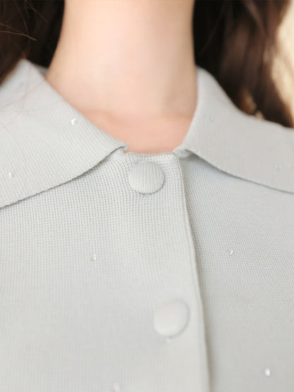 Dot ribbon knit setup(eme11101)