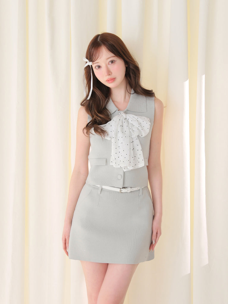 model：162cm　(size：F　color：Blue)