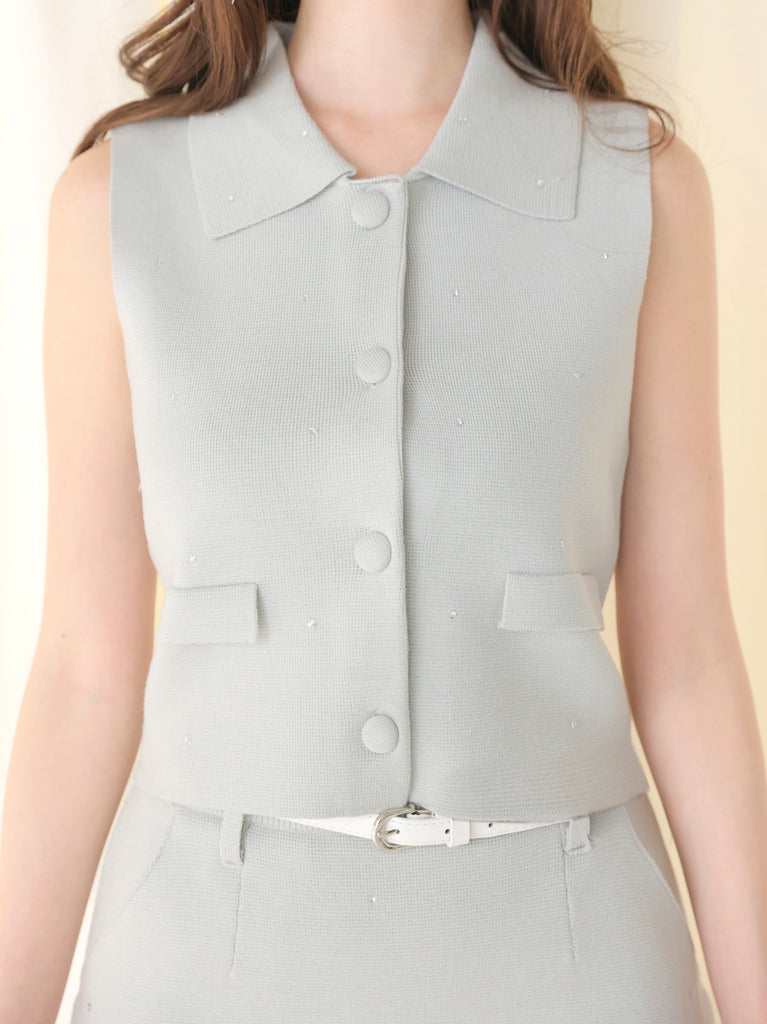 Dot ribbon knit setup(eme11101)