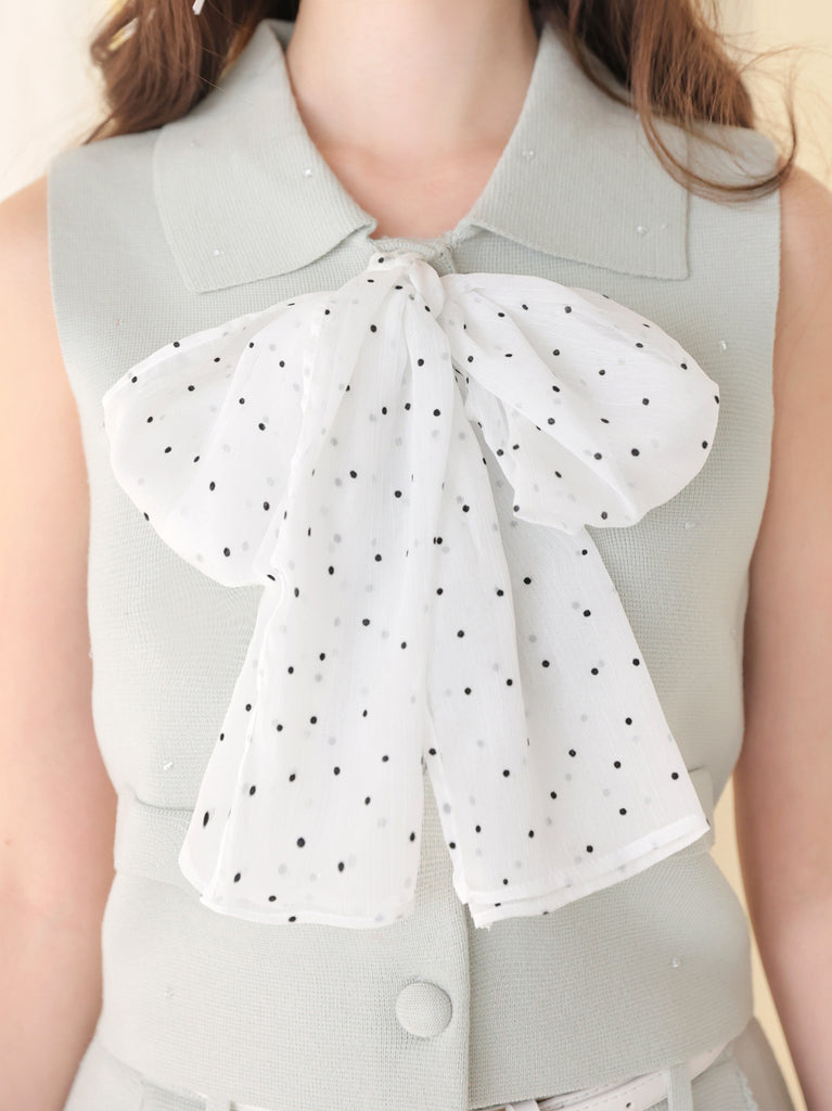 Dot ribbon knit setup(eme11101)