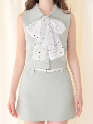 model：162cm　(size：F　color：Blue)