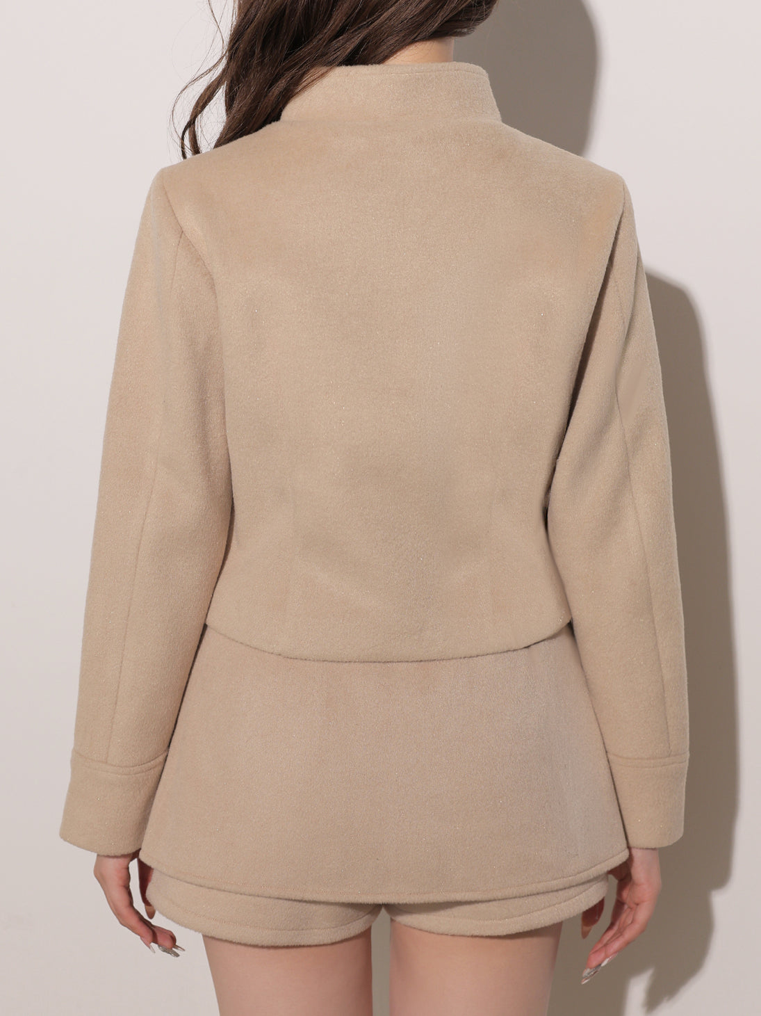 【Pre Order】Double ribbon lady short jacket(eme11102)