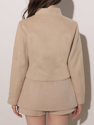 【Pre Order】Double ribbon lady short jacket(eme11102)