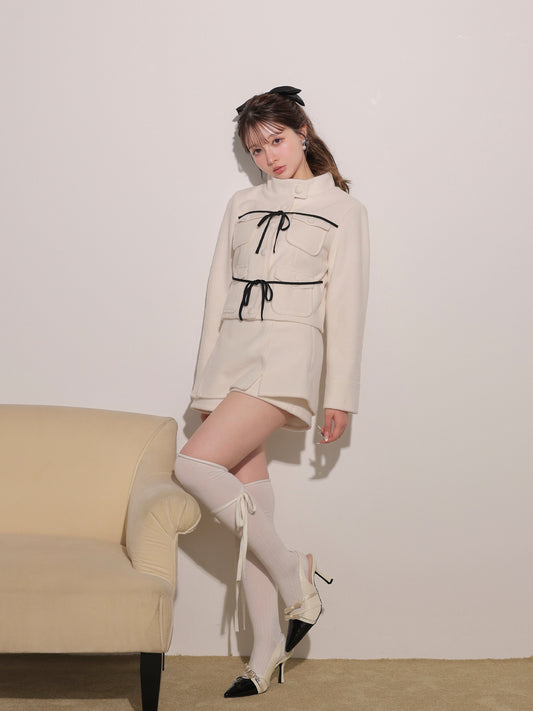 model：160cm　(size：F　color：Ivory)