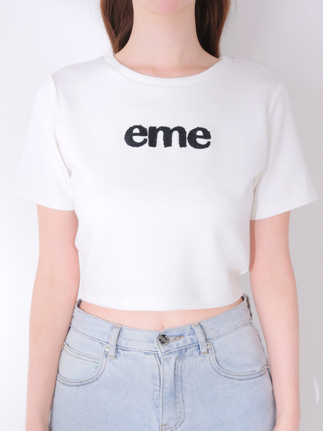 model：162cm　(size：F　color：White)