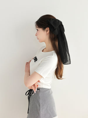 model：160cm　(size：F　color：White)