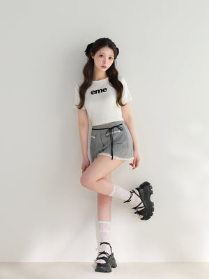 model：160cm　(size：F　color：White)