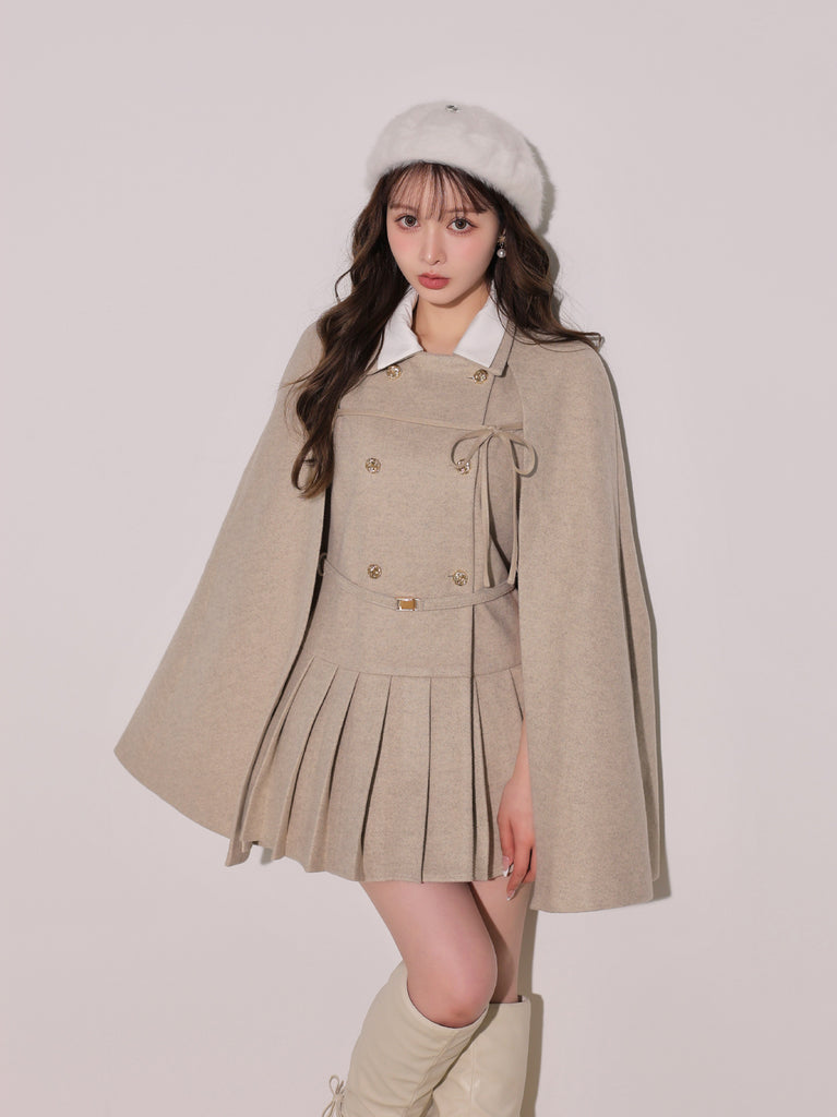 model：160cm　(size：F　color：Beige)