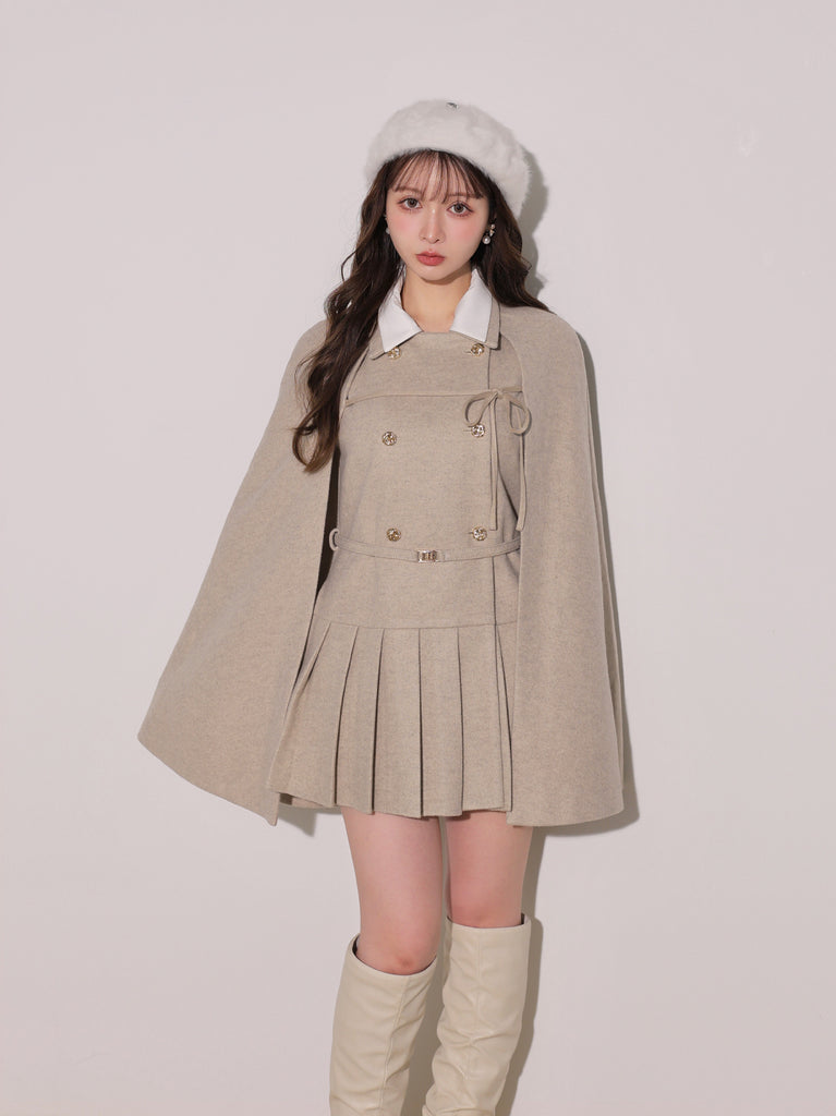 model：160cm　(size：F　color：Beige)