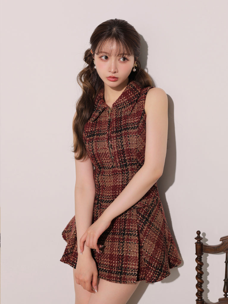model：160cm　(size：F　color：Red)