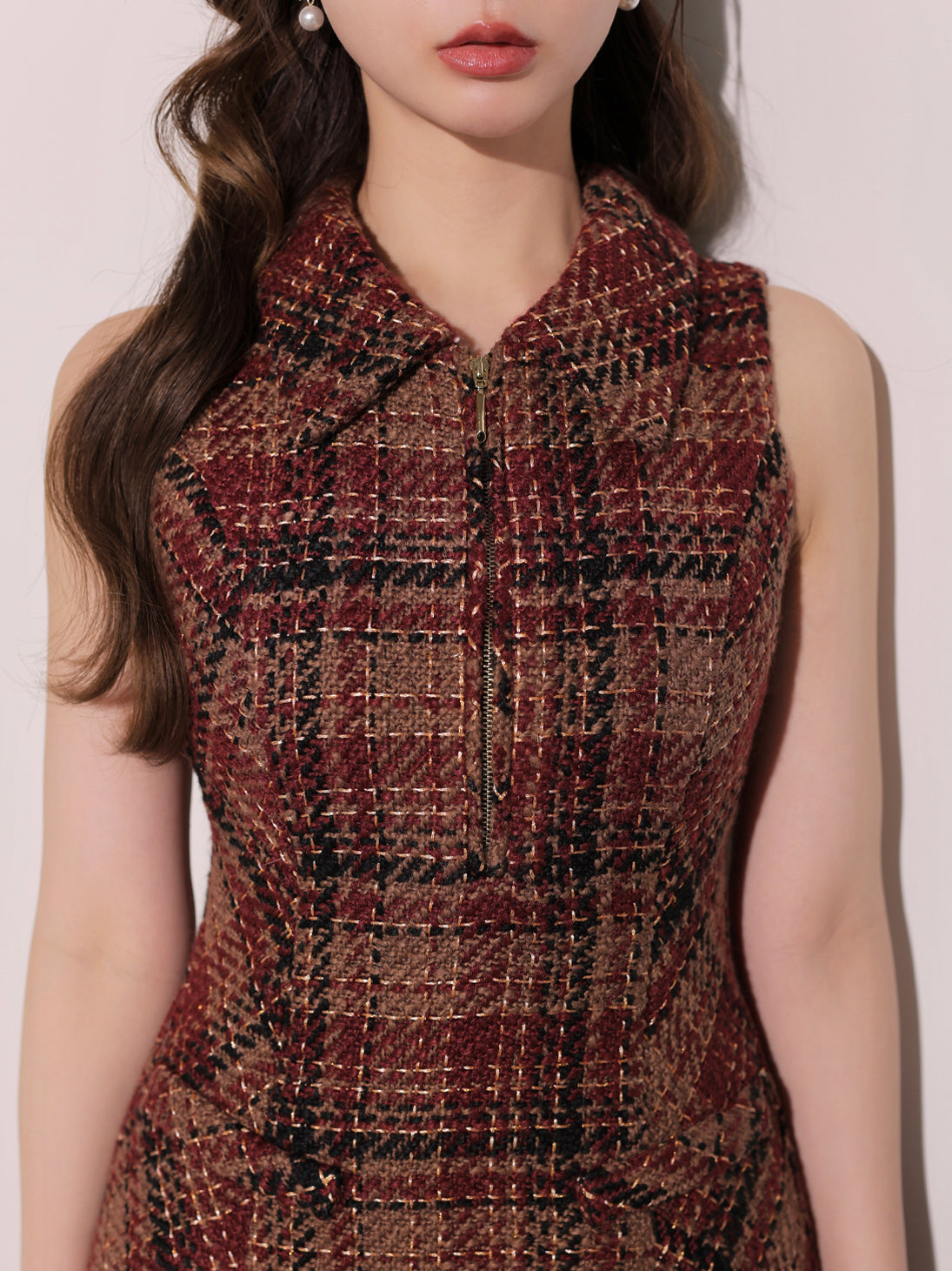 model：160cm　(size：F　color：Red)