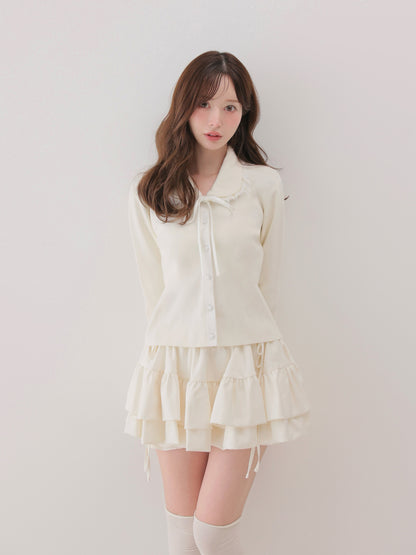 model：162cm　(size：F　color：Ivory)