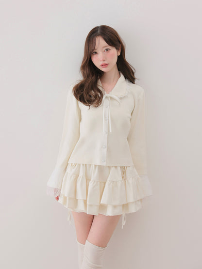 model：162cm　(size：F　color：Ivory)