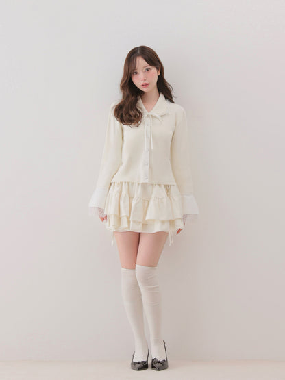 model：162cm　(size：F　color：Ivory)
