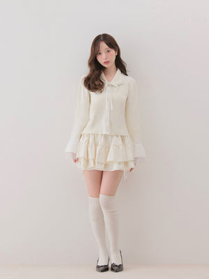 model：162cm　(size：F　color：Ivory)