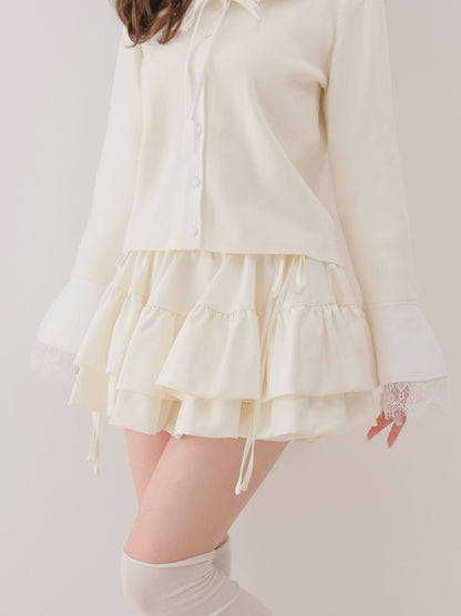 model：162cm　(size：F　color：Ivory)
