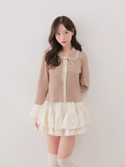 model：162cm　(size：F　color：Ivory)