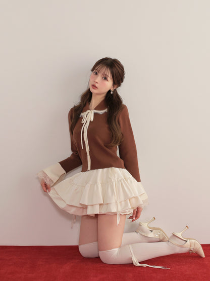 model：160cm　(size：F　color：Ivory)