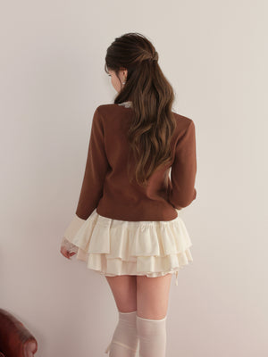 model：160cm　(size：F　color：Brown)