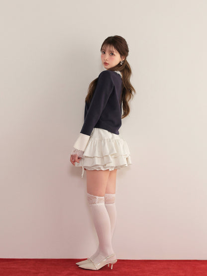 model：160cm　(size：F　color：Navy)